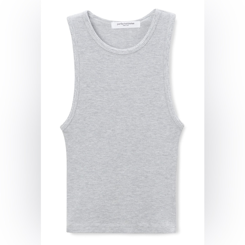 perfectwhitetee Gigi tank in grey